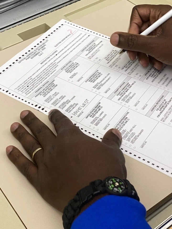 Kanye West bau cu tong thong my anh 1