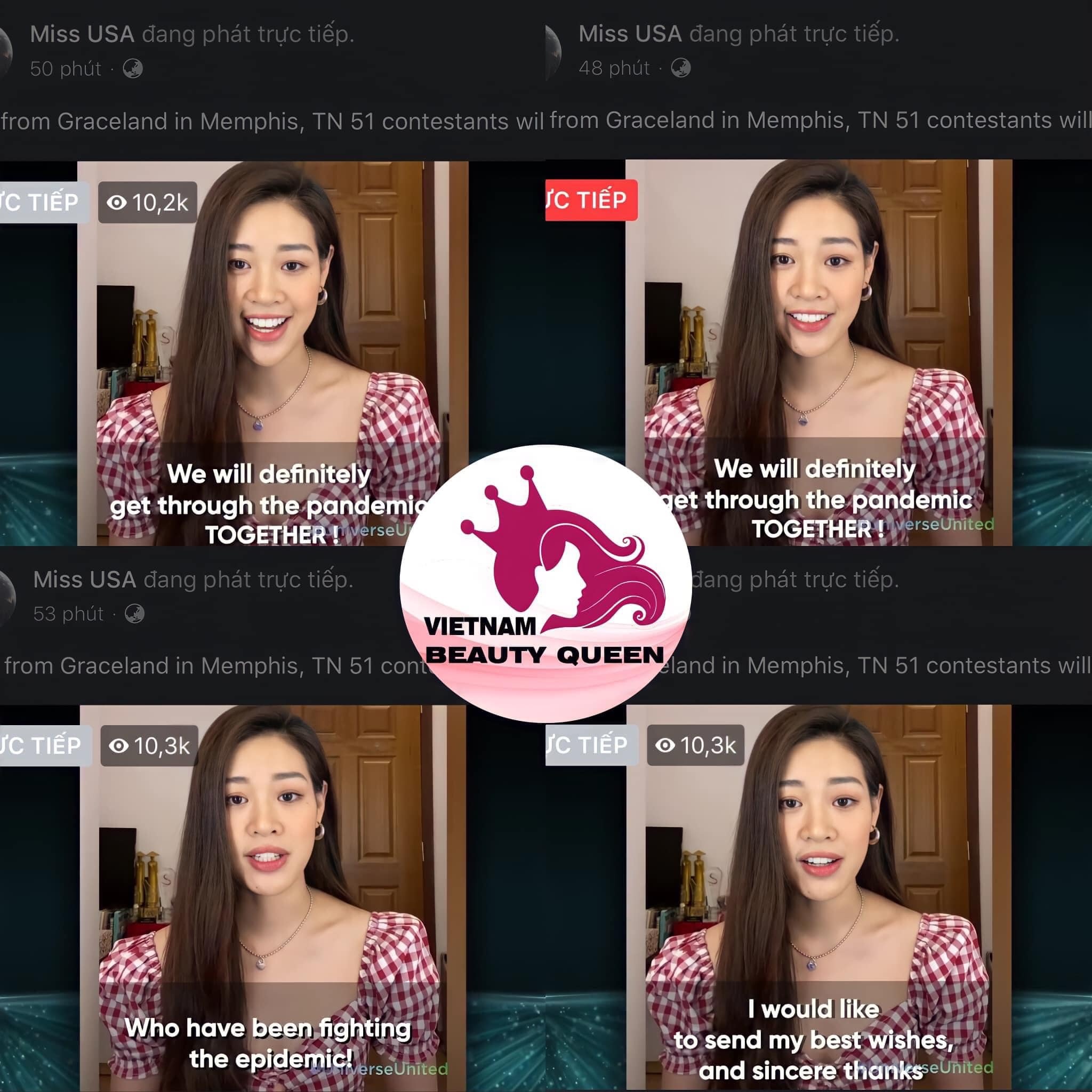 khanh van xuat hien o hoa hau my 2020 anh 1