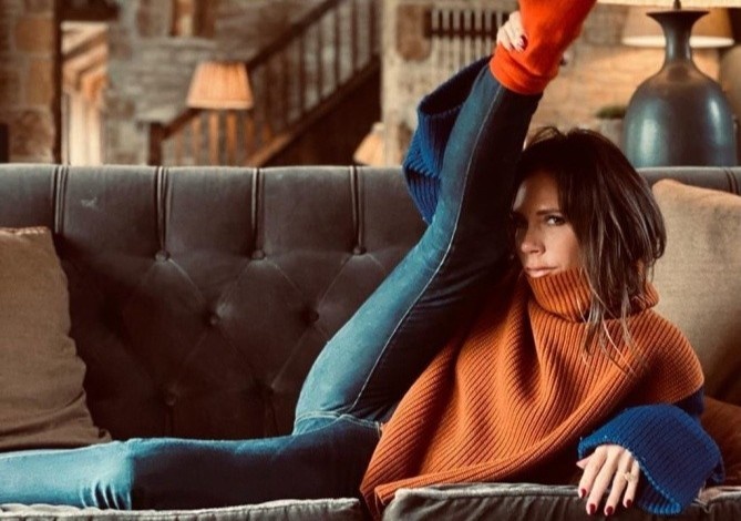 Victoria Beckham tai hien tu the xoac chan 90 do hinh anh