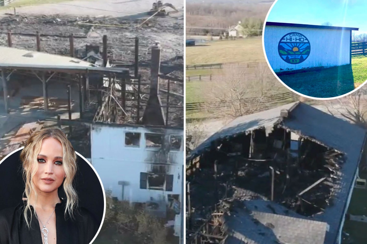 Trang trai cua gia dinh Jennifer Lawrence bi thieu rui anh 1