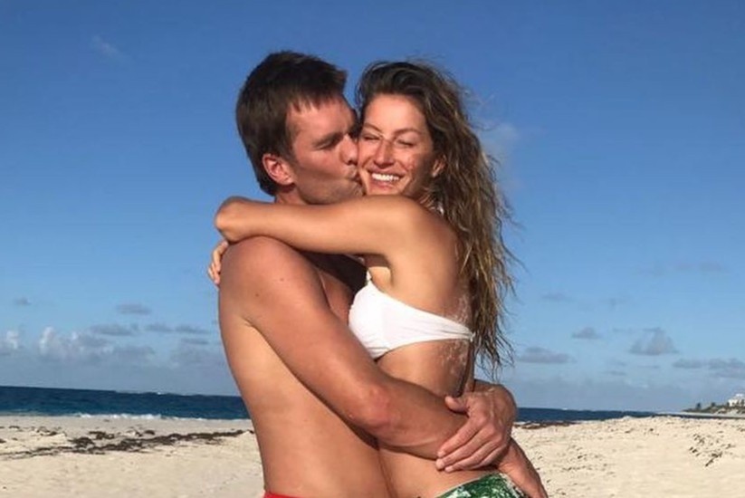 Vo chong sieu mau Gisele Bundchen ky niem 12 nam ket hon hinh anh