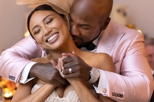 Le cuoi cua MC goc Viet Jeannie Mai va chong rapper hinh anh