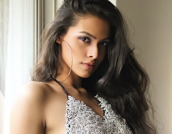 Hoa hau An Do mac Covid-19 truoc them Miss Universe hinh anh