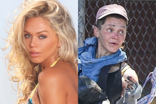 Canh nu nguoi mau My  luc thung rac tim thuc an hinh anh