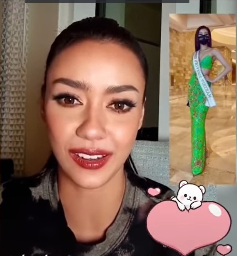 Hoa hau Thai Lan khen Khanh Van anh 1