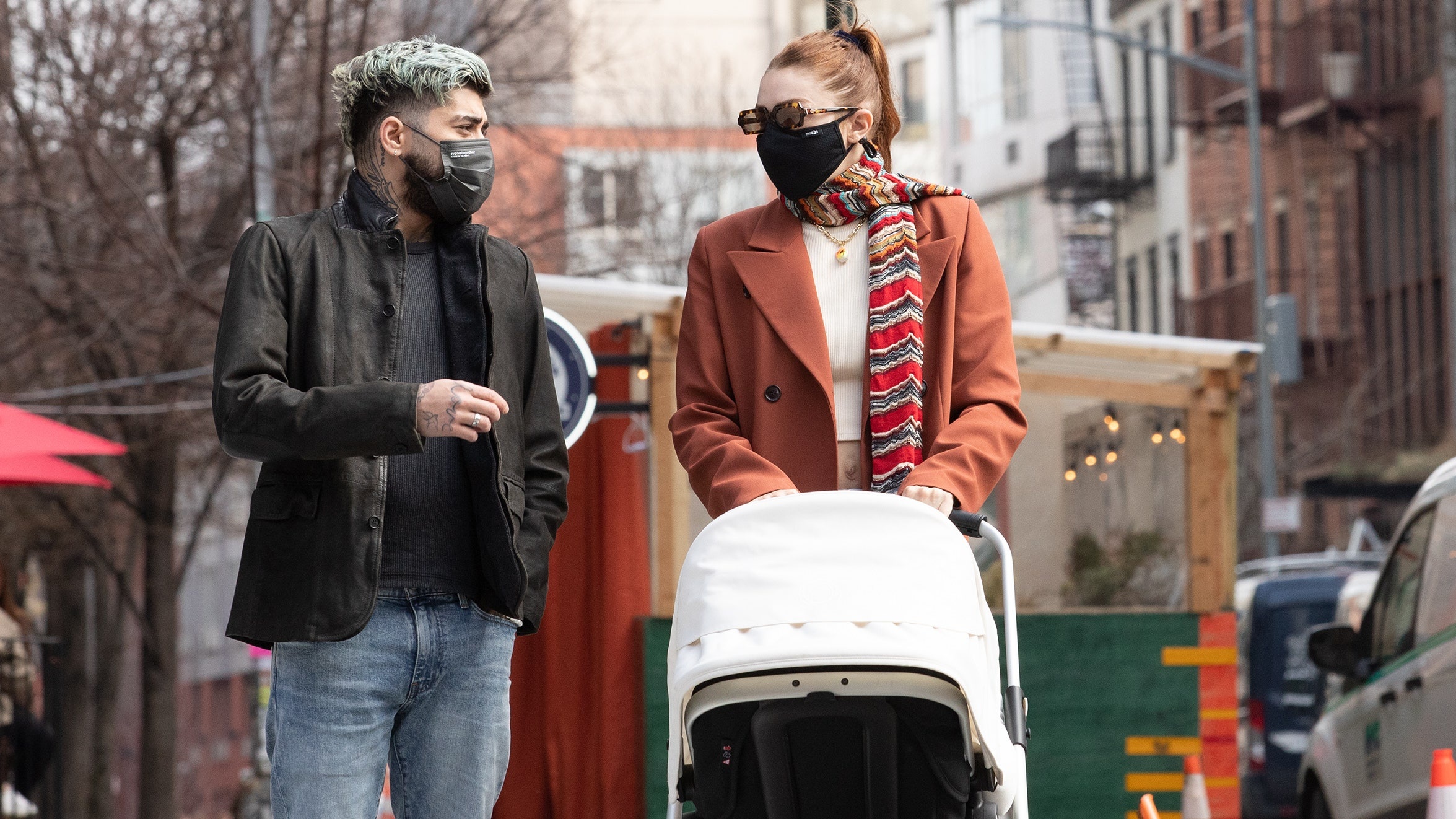 Zayn Malik khau chien ngoai quan bar anh 2