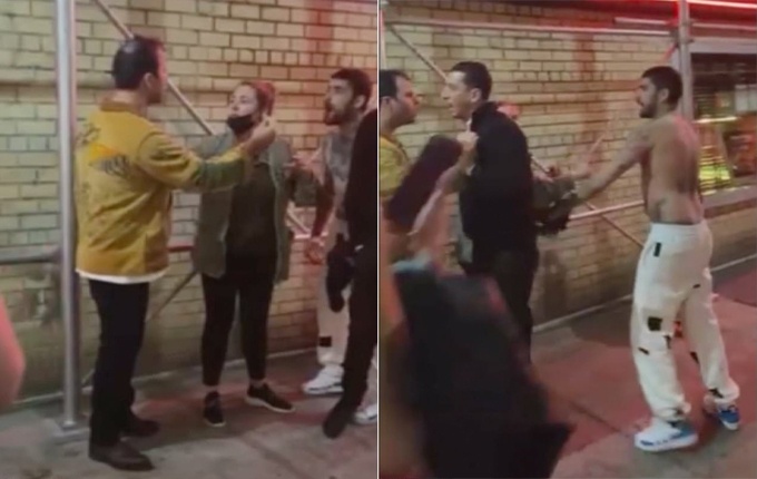 Zayn Malik khau chien ngoai quan bar anh 1