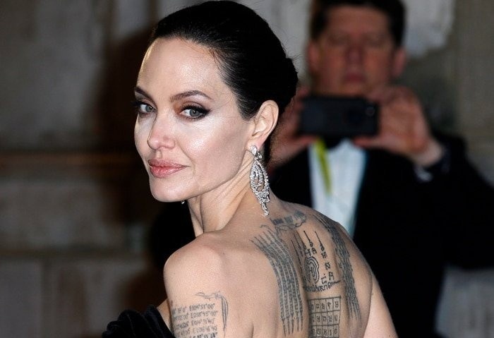 Hinh xam moi cua Angelina Jolie hinh anh