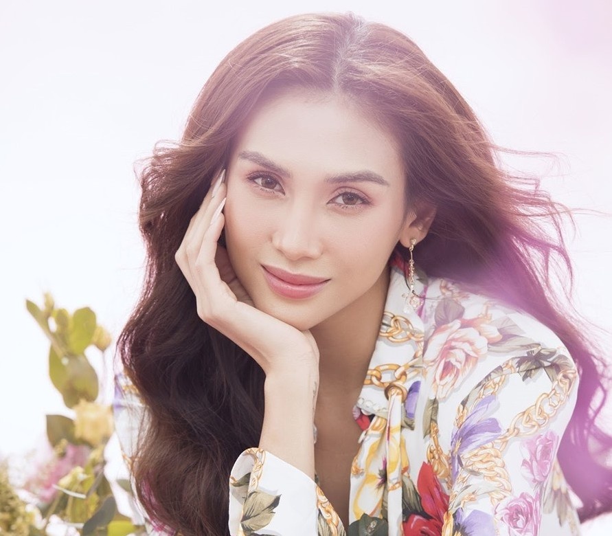 Vo Hoang Yen sang My tham chong sap cuoi hinh anh