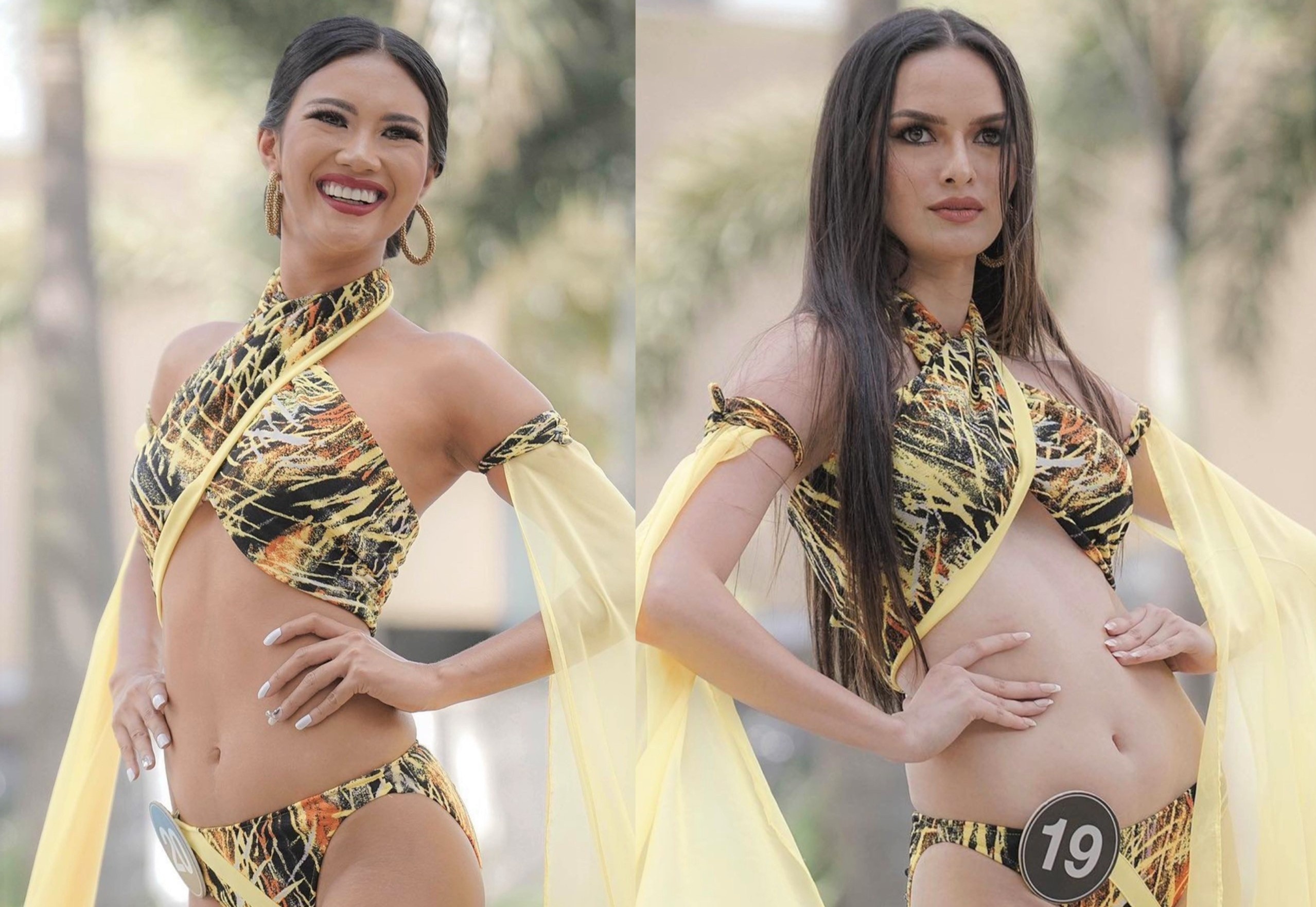 Thi sinh Hoa hau Philippines khoe dang voi ao tam hinh anh