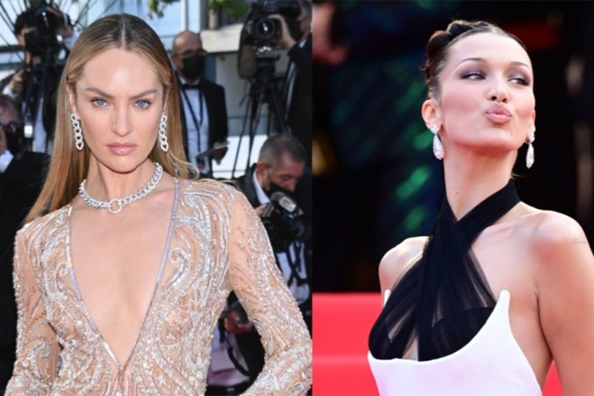 Bella Hadid va dan sao tren tham do Cannes 2021 hinh anh