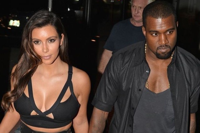 Kim Kardashian hen ho rieng voi Kanye West hinh anh