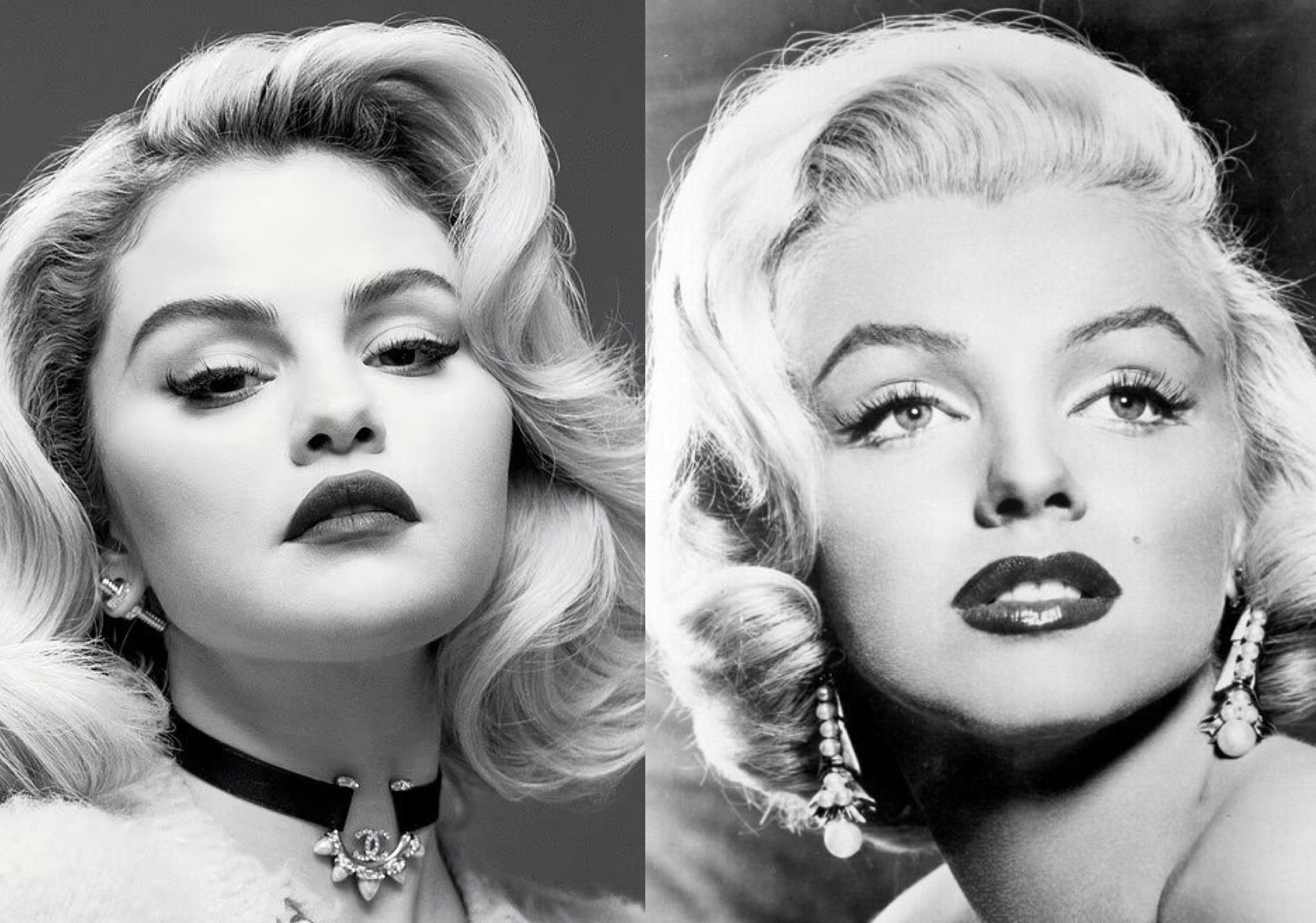 Selena Gomez hoa trang thanh Marilyn Monroe hinh anh