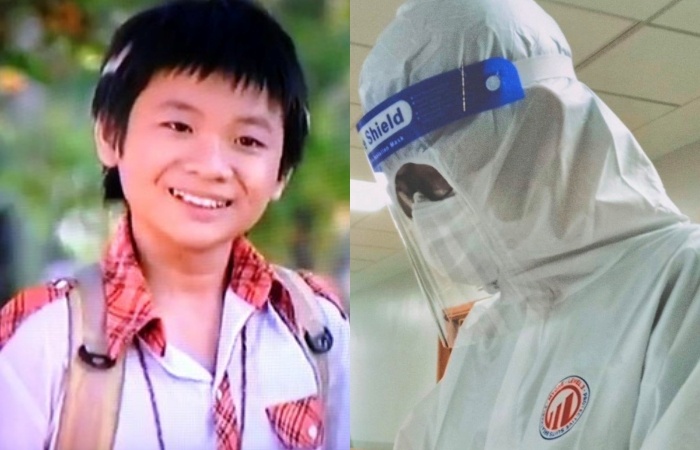 Dien vien 'Gia dinh phep thuat' lam bac si o tuyen dau chong dich hinh anh