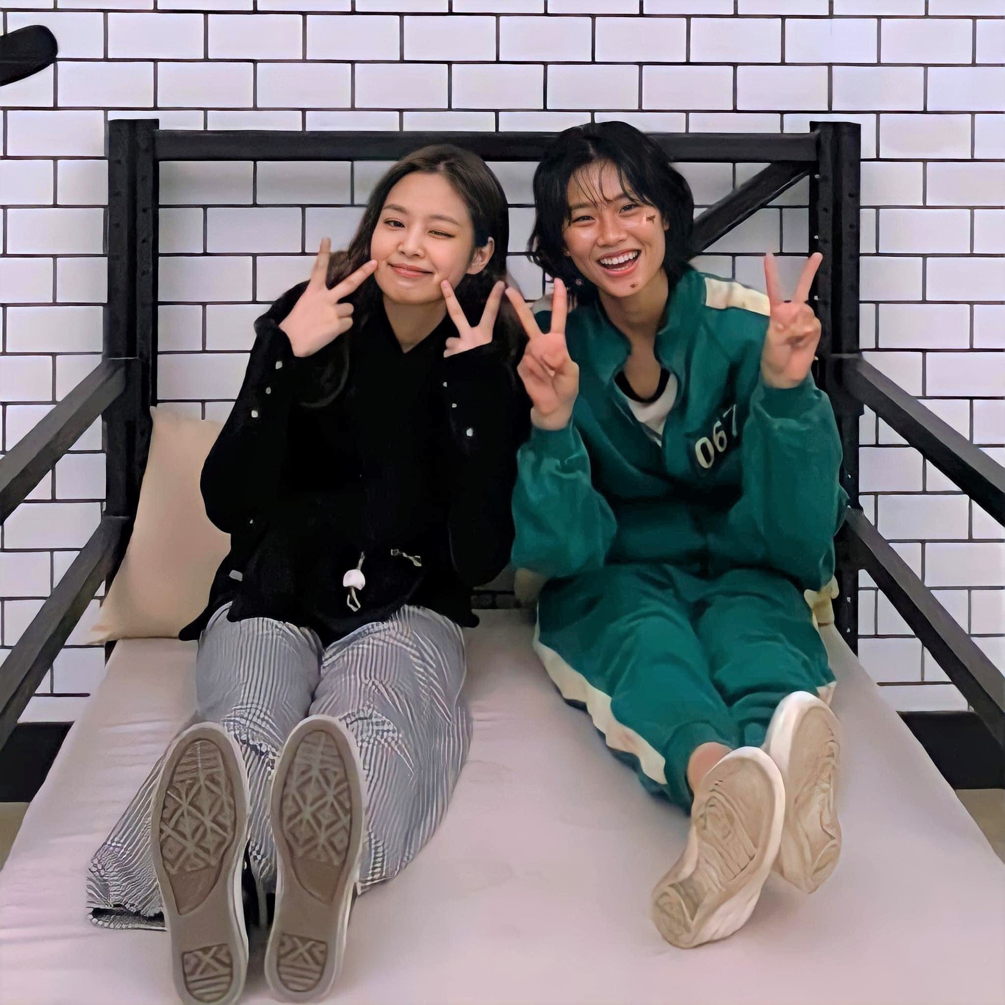 tinh ban cua Jennie va dien vien Squid Game anh 3