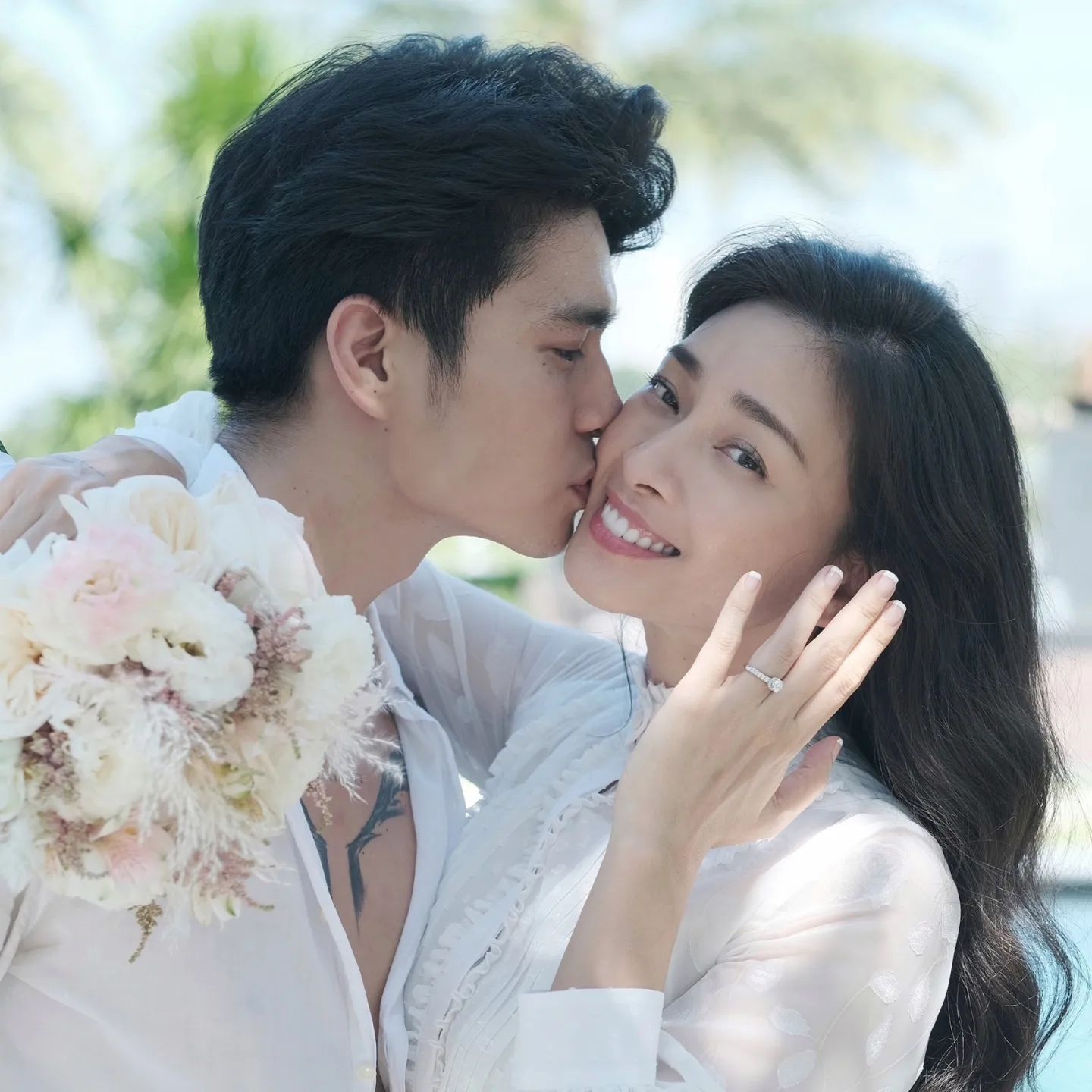 Ngo Thanh Van dinh hon voi Huy Tran anh 1