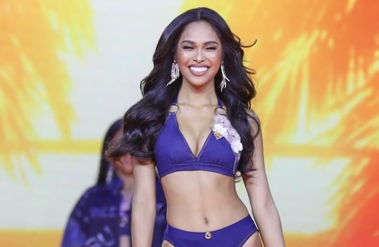 Thi sinh Hoa hau Hoan vu Philippines goi cam khi trinh dien bikini hinh anh