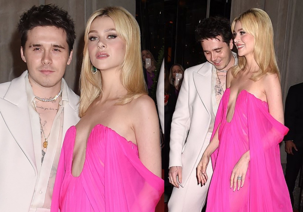 Vo Brooklyn Beckham mac vay xe sau tren tham do hinh anh