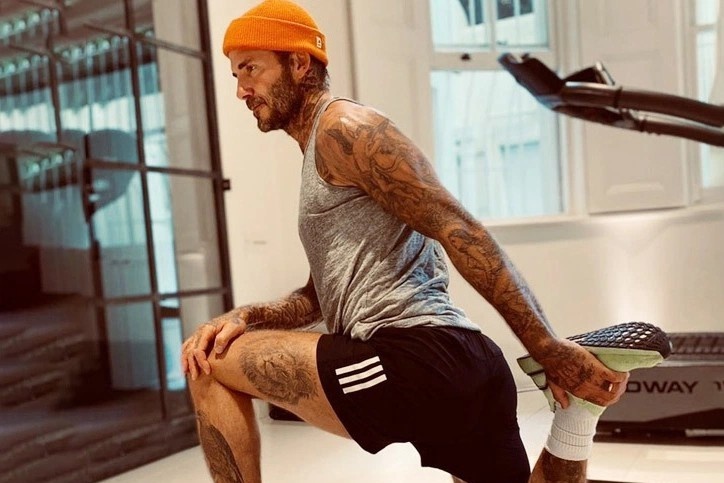 Bai tap giup David Beckham duy tri co the san chac hinh anh