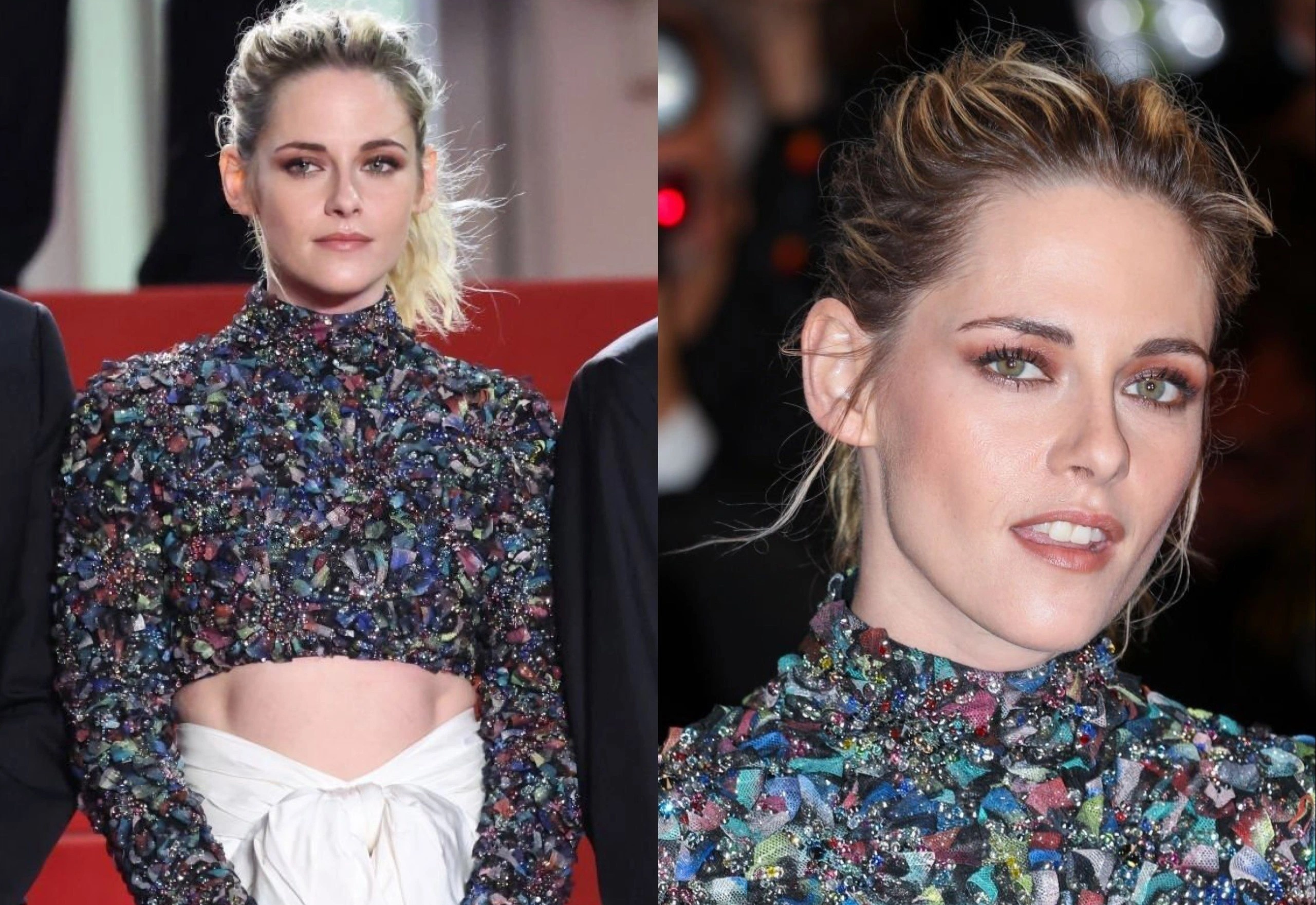 Kristen Stewart khoe co bung so 11 tren tham do Cannes hinh anh