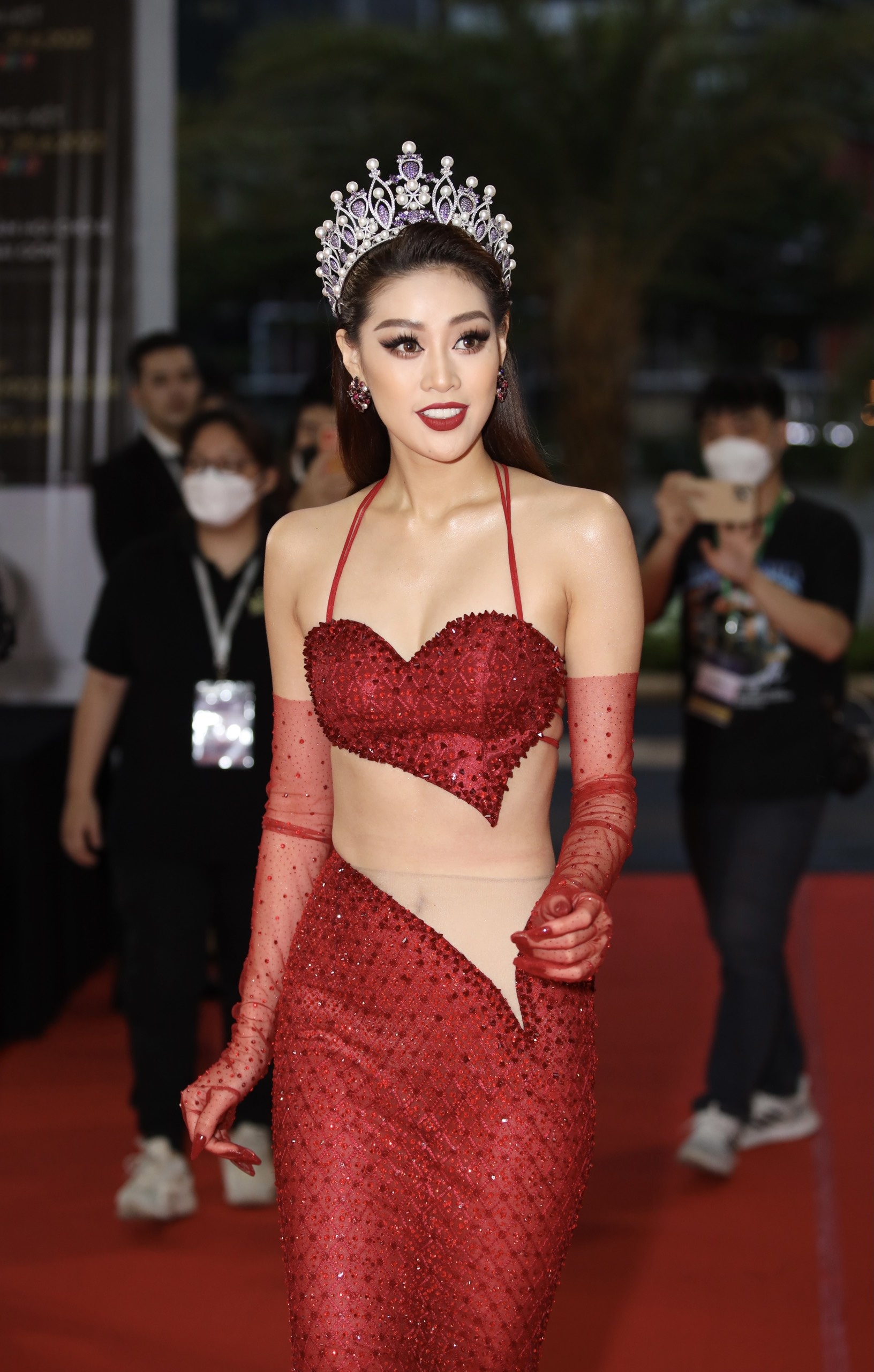 thảm đỏ Hoa hậu Hoàn vũ Việt Nam ảnh 1 tham do Hoa hau Hoan vu Viet Nam anh 1