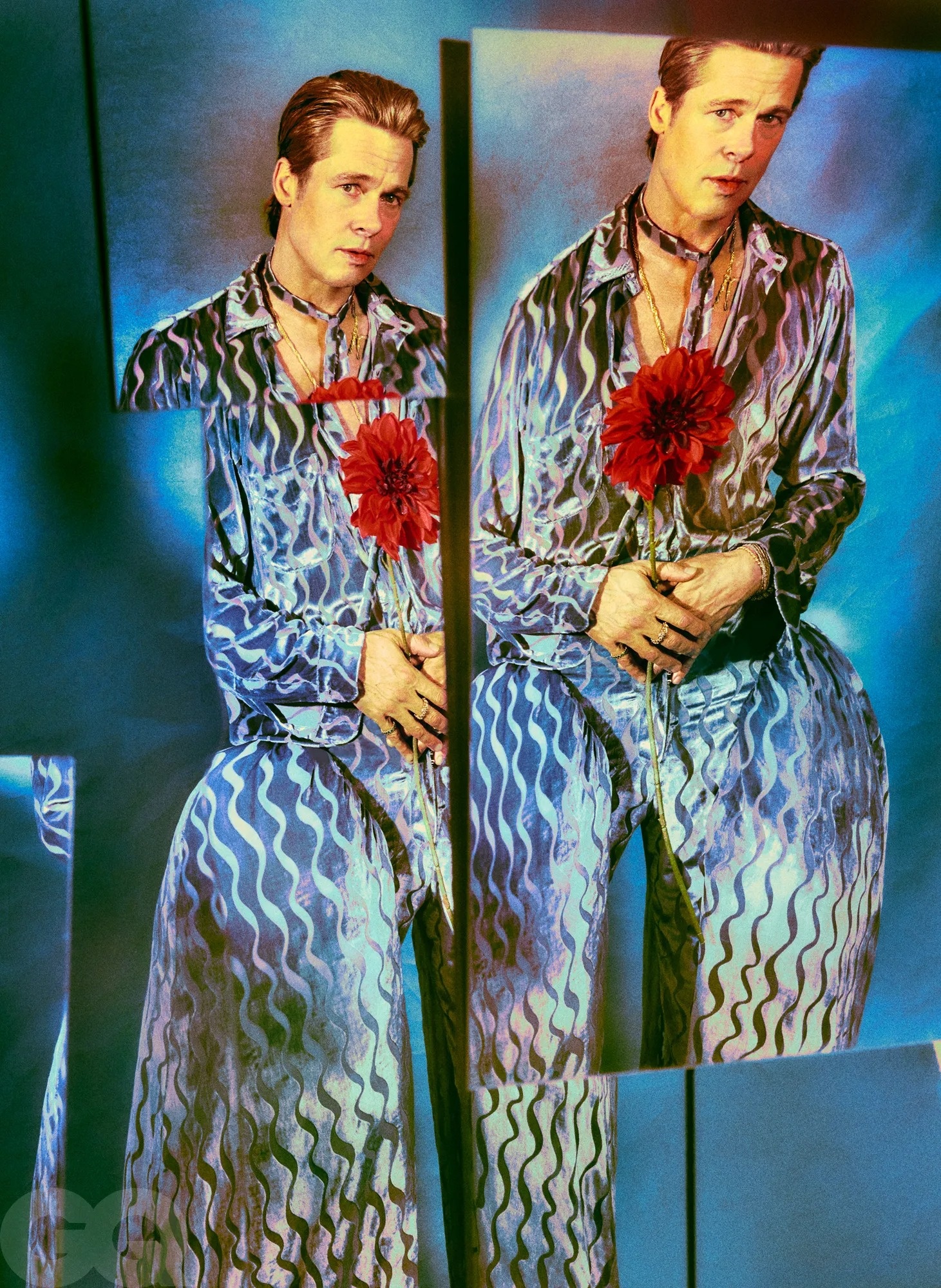 Brad Pitt mac chung mu mat anh 5