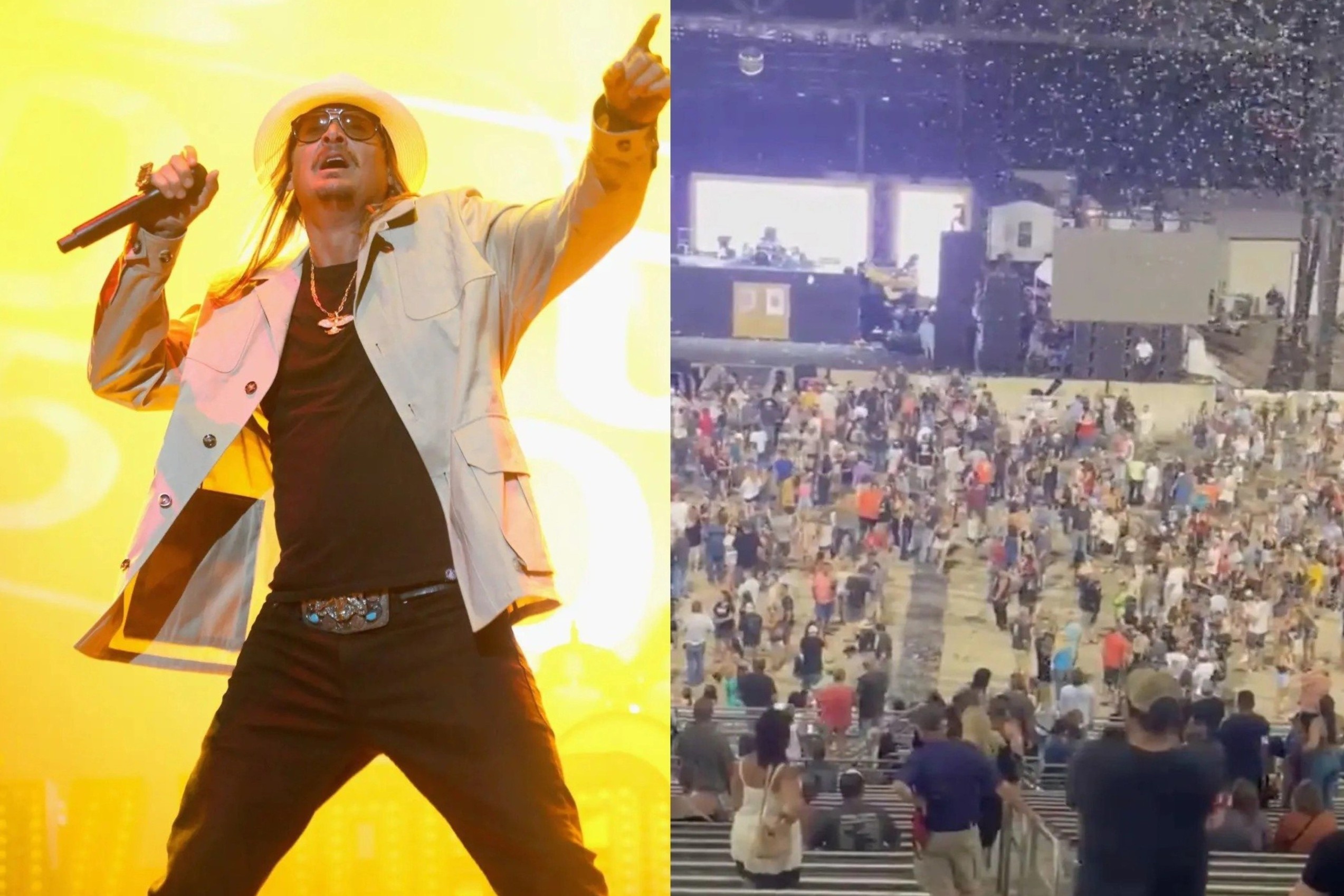 Canh tuong hon loan trong show nhac hinh anh