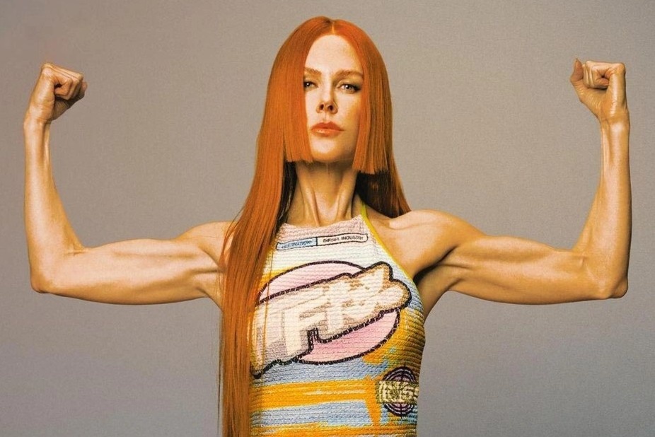 Nicole Kidman khoe co bap hinh anh