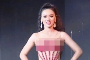 Hinh anh phan cam trong cuoc thi Hoa hau Hoa binh Campuchia hinh anh