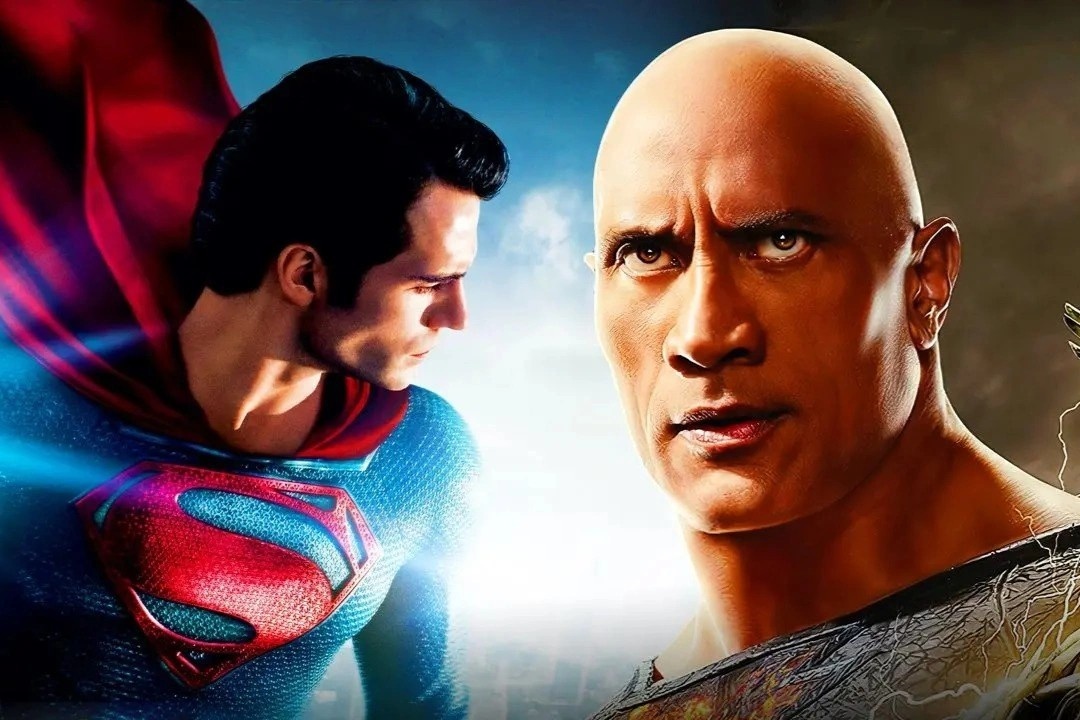 Dang sau man cham mat cua Black Adam va Superman hinh anh