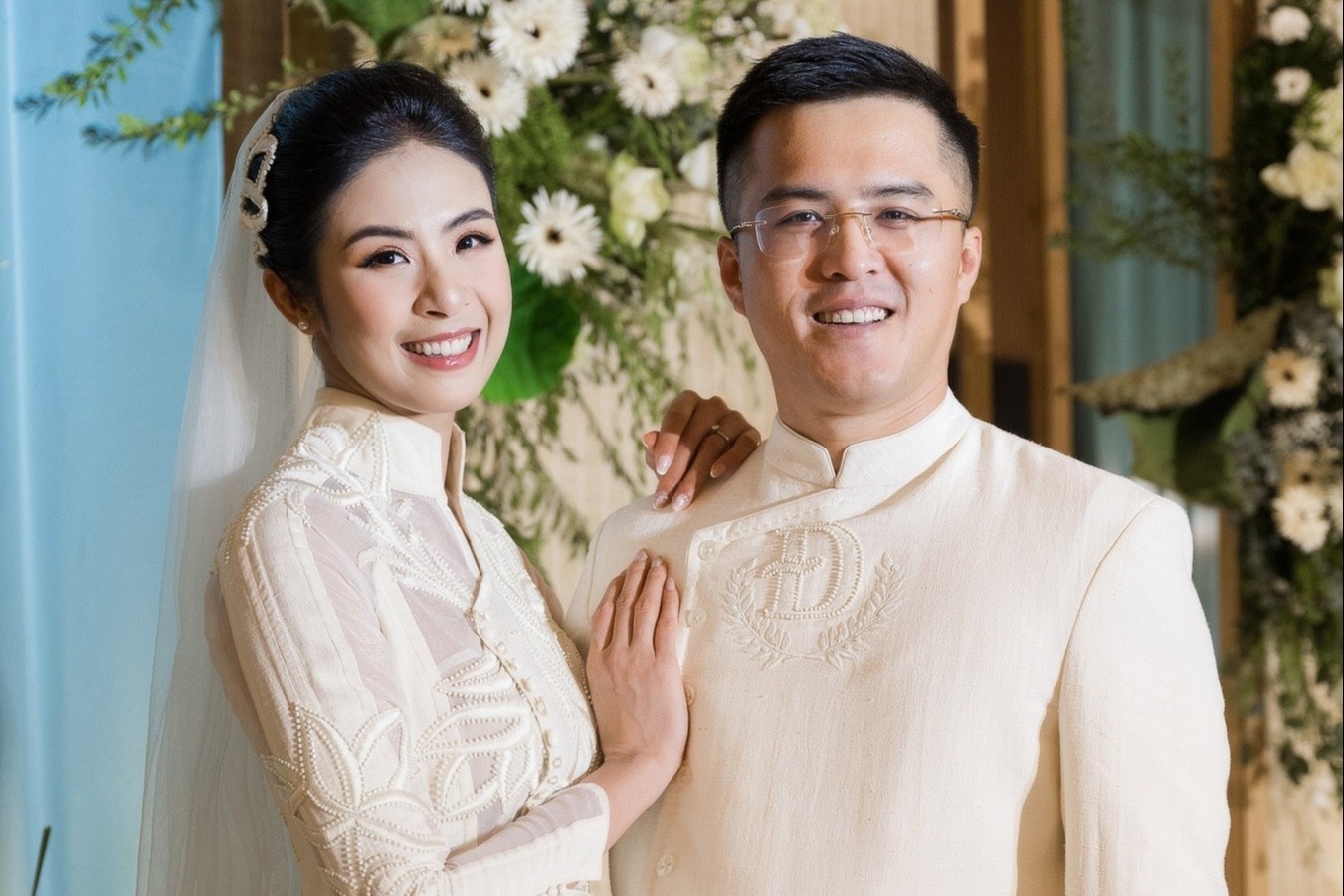 Hoa hau Ngoc Han trong le cuoi hinh anh