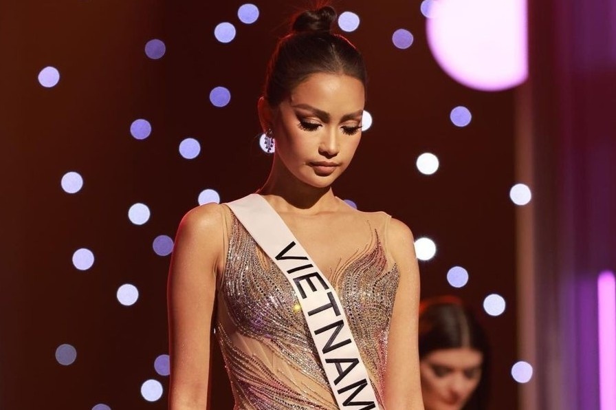 Ngoc Chau xin loi vi truot top 16 Miss Universe hinh anh