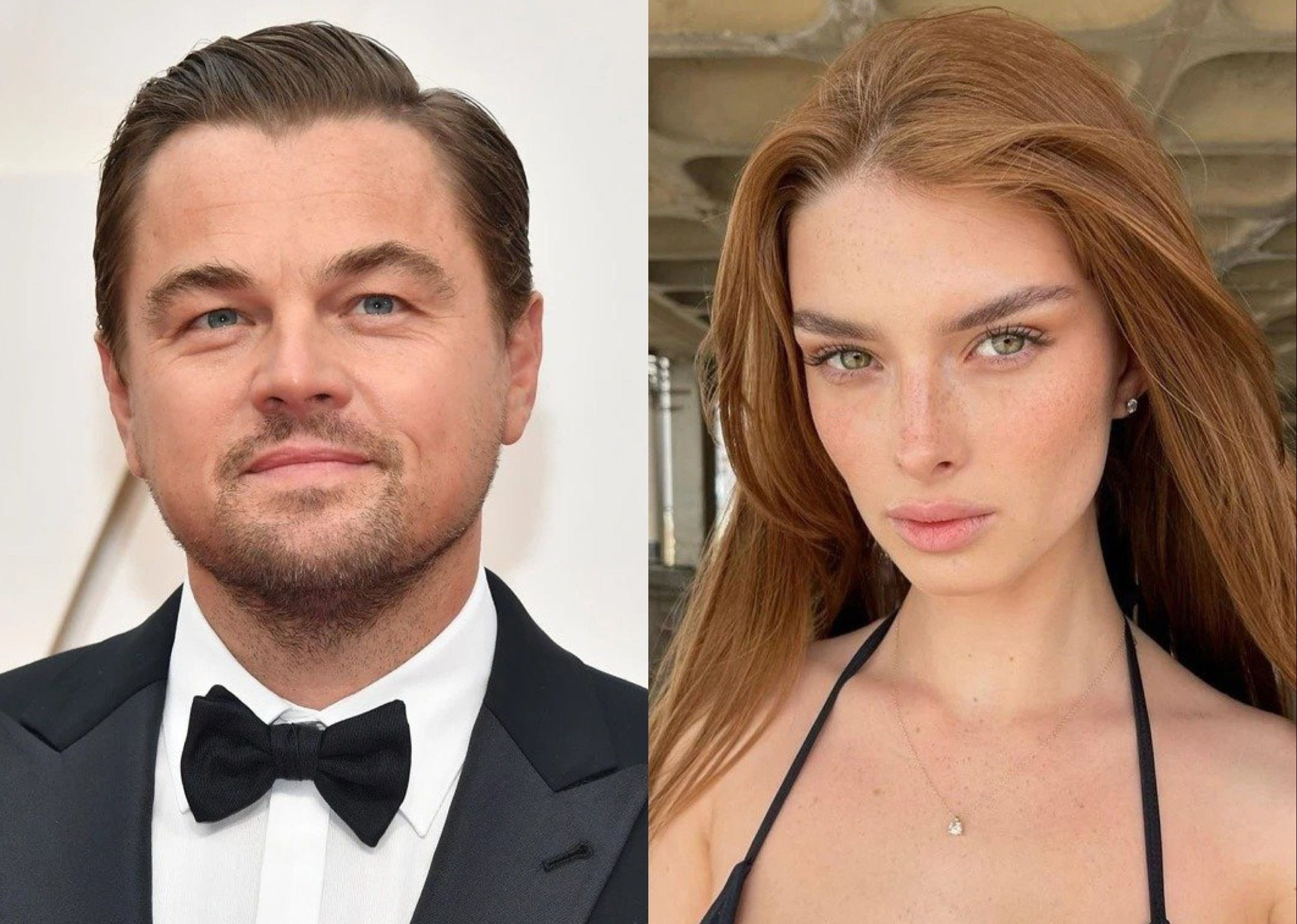 Leonardo DiCaprio chi ngoi canh nguoi mau 19 tuoi, khong phai hen ho hinh anh