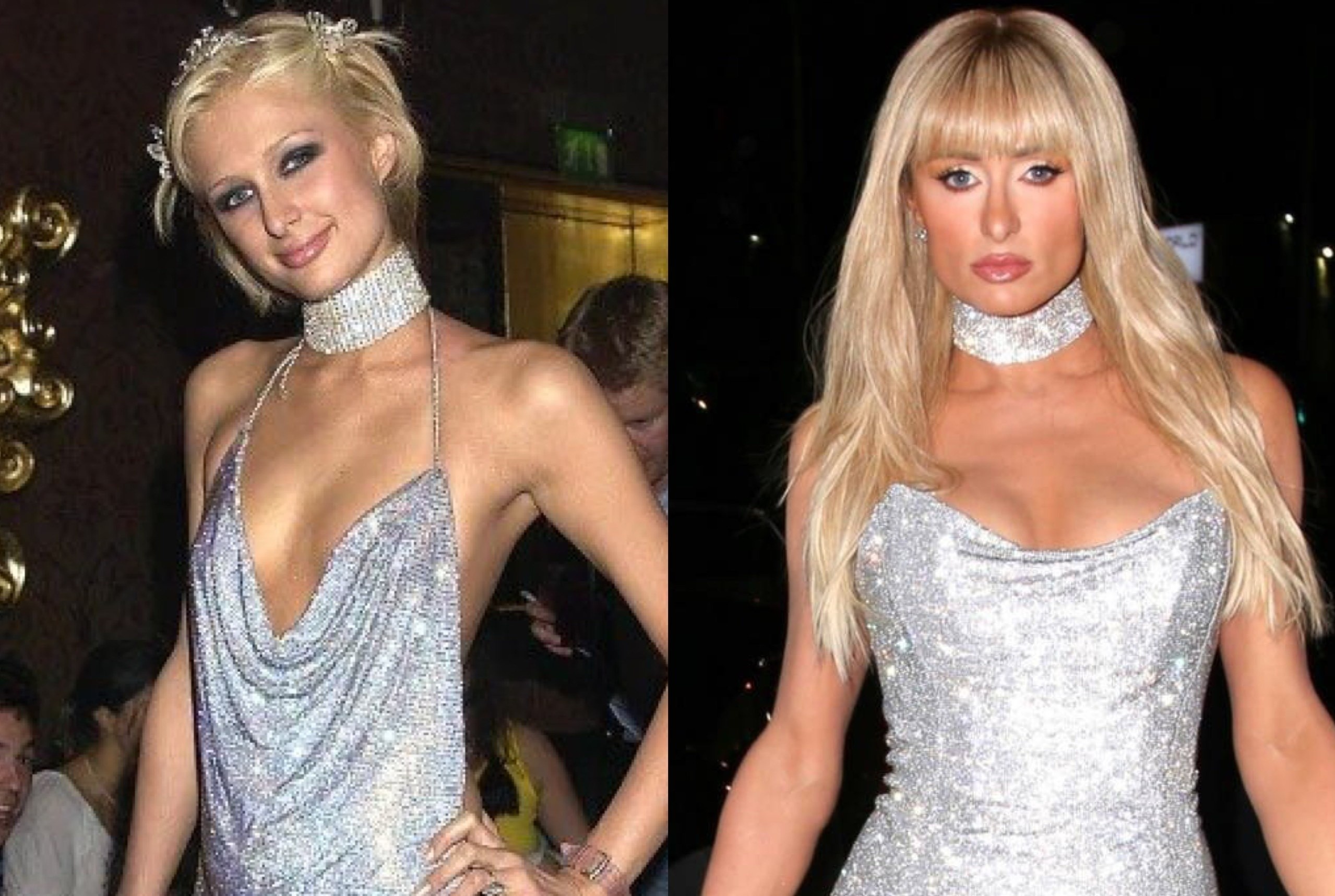 Bo vay ho nguc khien Paris Hilton me man hinh anh