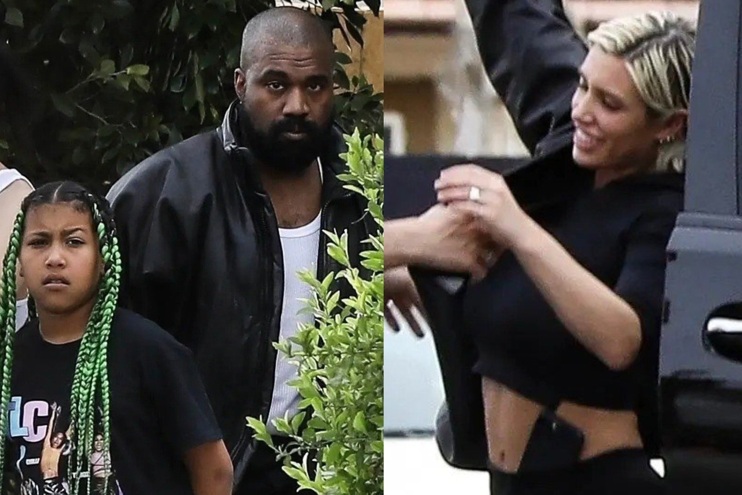 Thai do cua con gai Kanye West khi gap me ke hinh anh