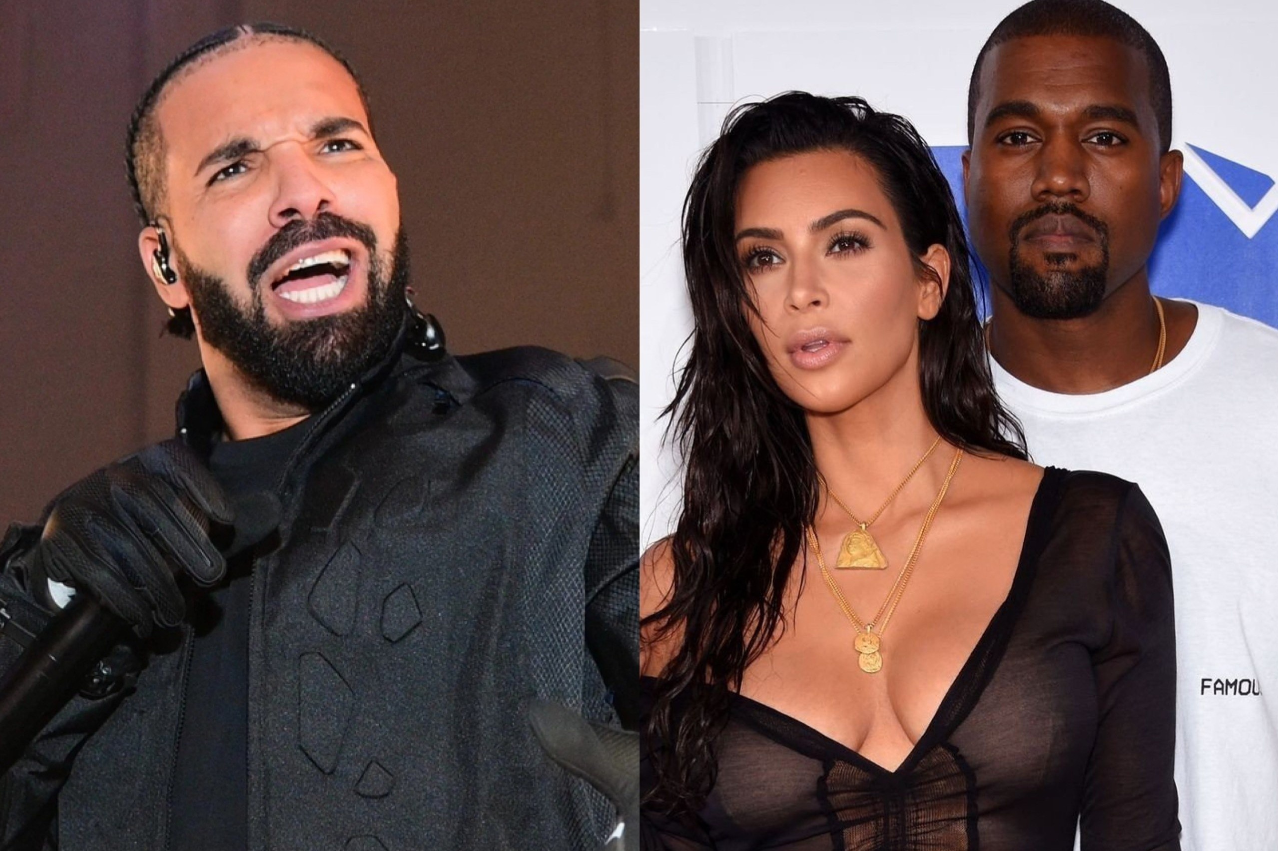 Drake che nhao Kanye West hinh anh