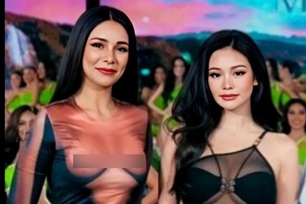 Bo vay gay hieu nham cua Hoa hau Thai Lan hinh anh