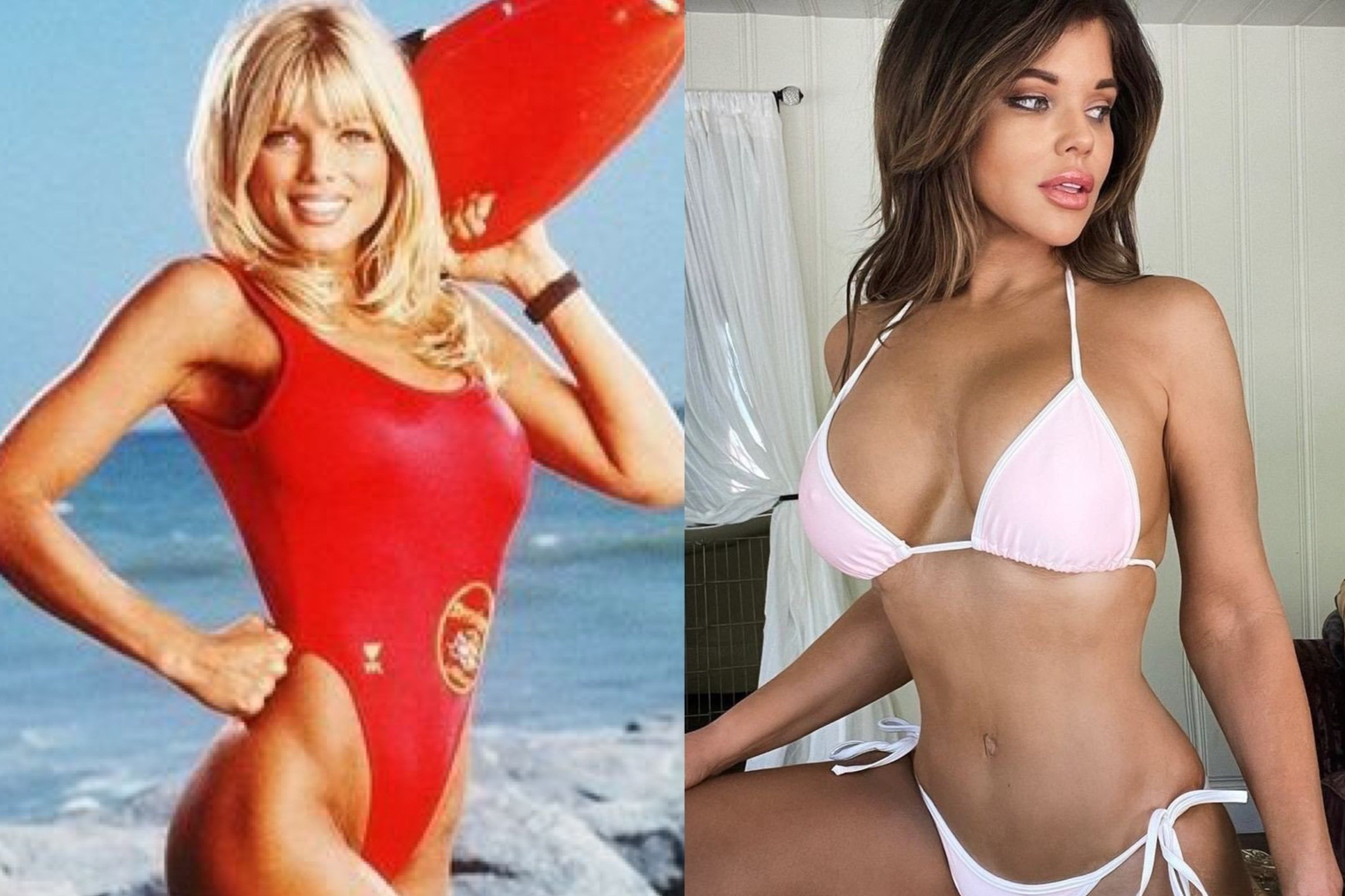 Sao 'Baywatch' van goi cam o tuoi 55 hinh anh