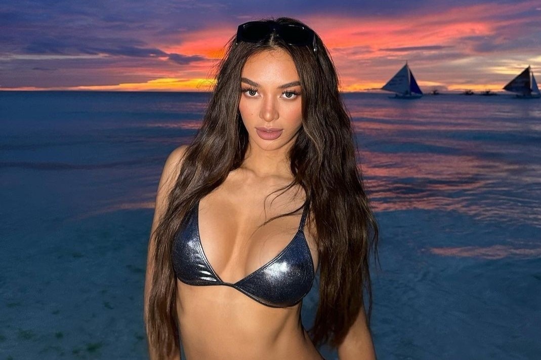 Phong cach nong bong cua Hoa hau Quoc te nguoi Philippines hinh anh