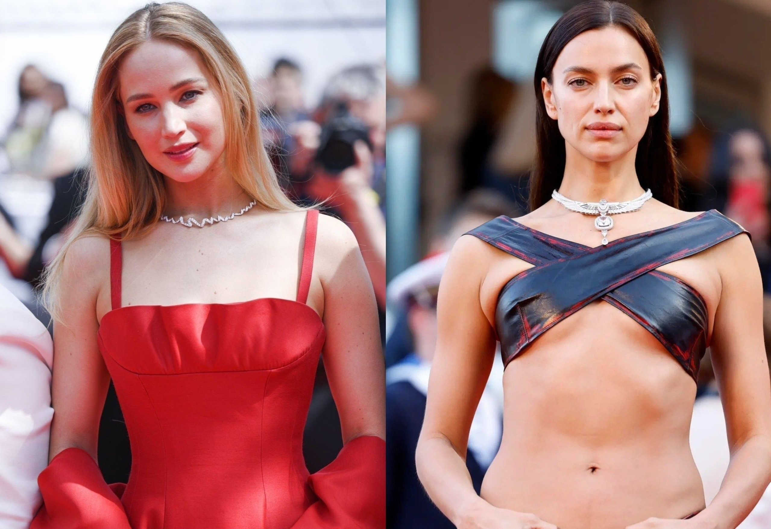 Jennifer Lawrence mang dep le, Irina Shayk ho bao tai Cannes hinh anh