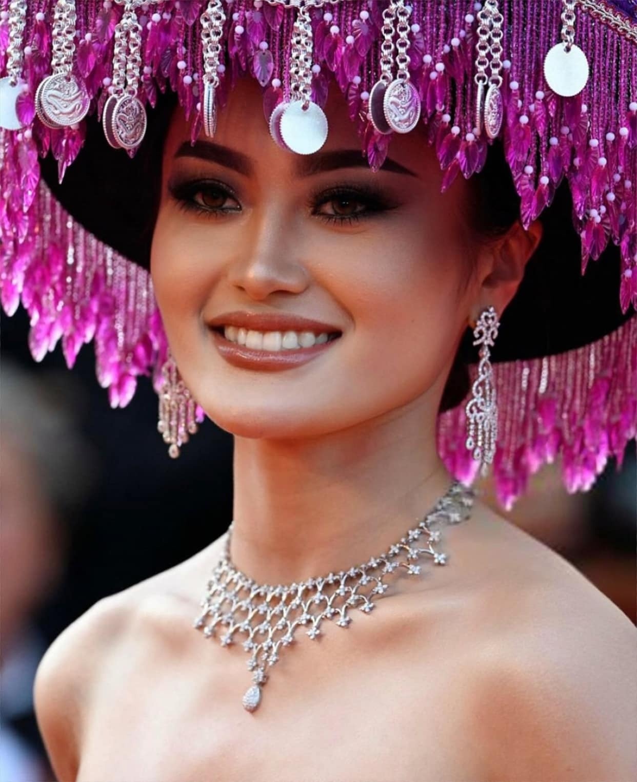 trang phuc H'Mong o Cannes anh 5