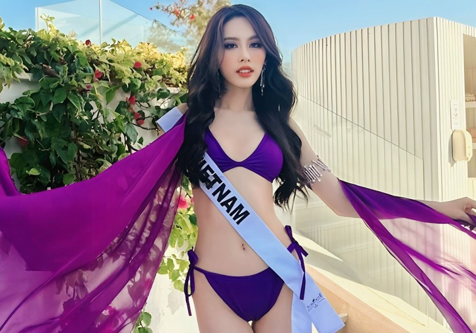 Ngoc Hang thi ao tam o Hoa hau Lien luc dia hinh anh