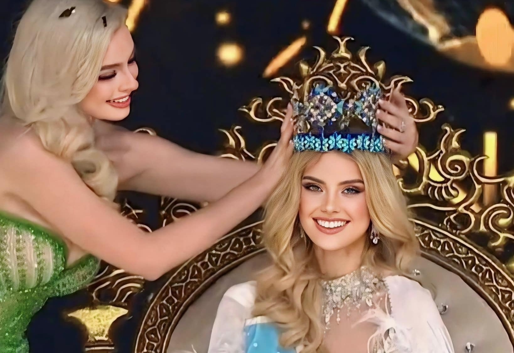 Ve dep tua bup be cua tan Hoa hau The gioi hinh anh