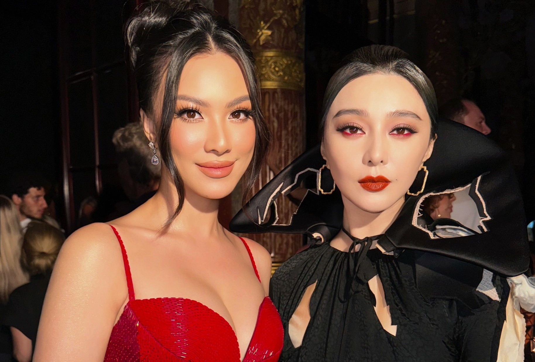 Kim Duyen khoe voc dang ben Pham Bang Bang hinh anh