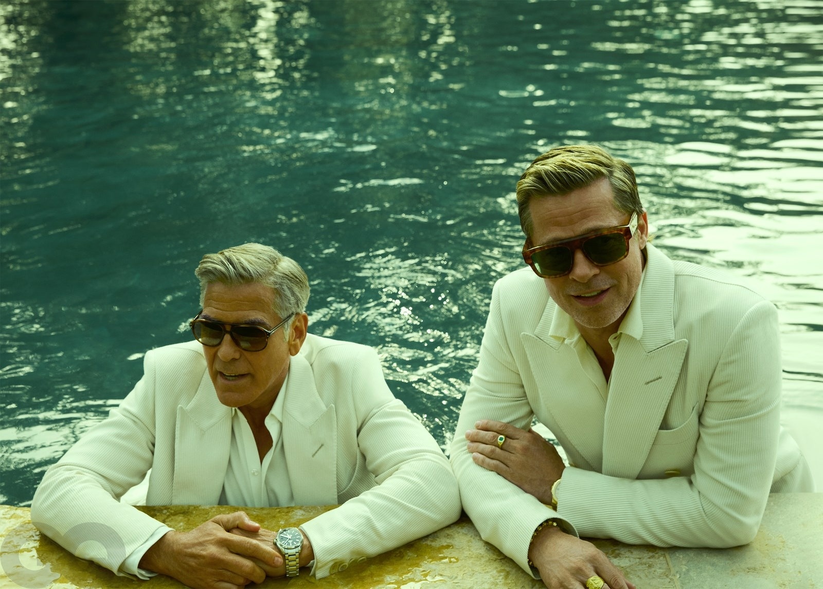 Brad Pitt George Clooney anh 2