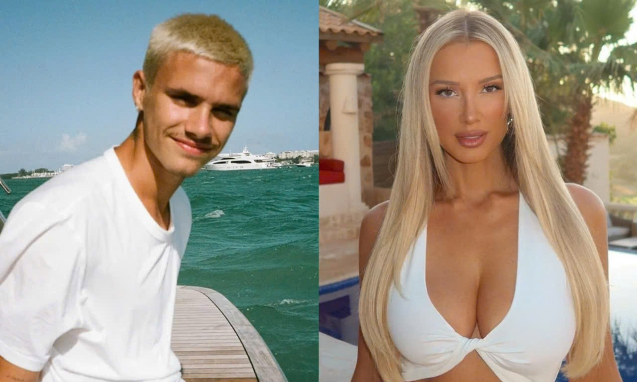 Nhung my nhan ben canh Romeo Beckham hinh anh