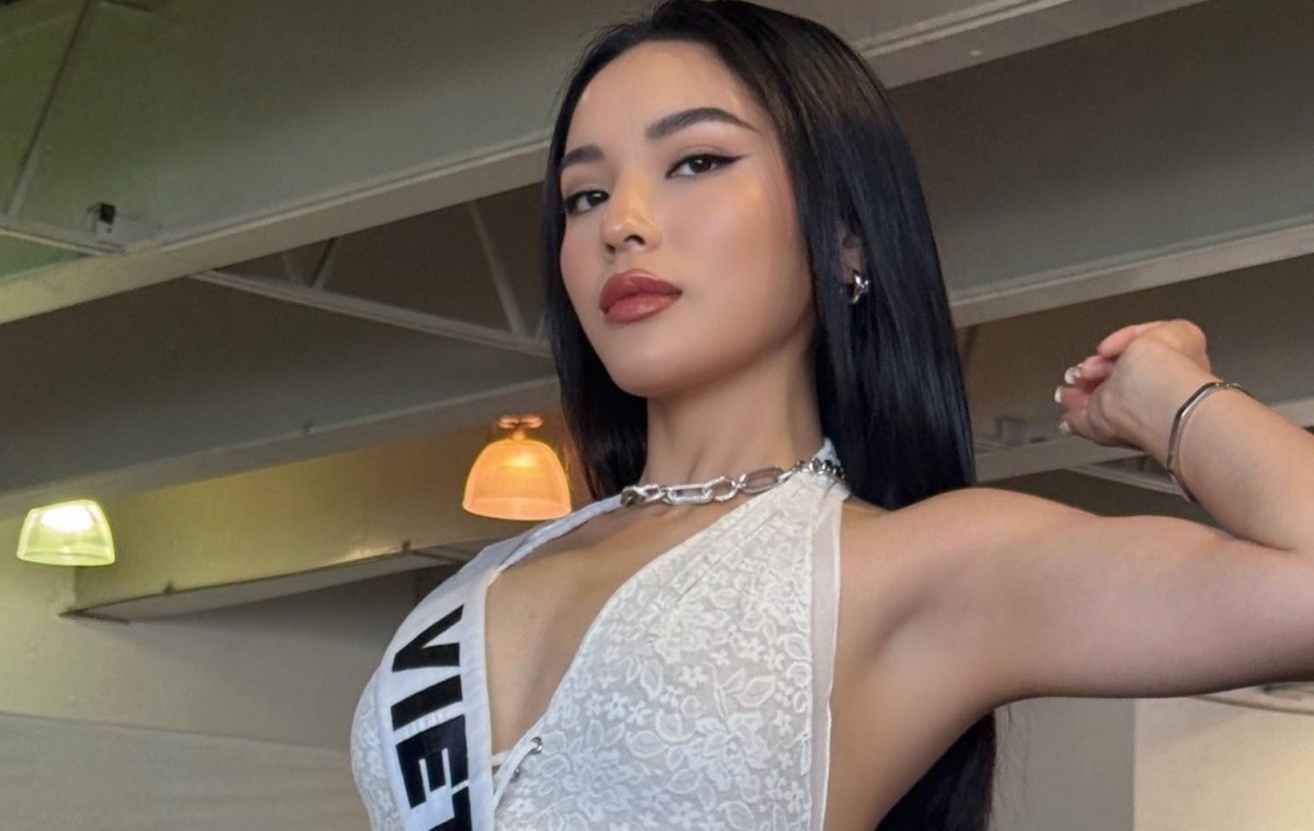 Nghi van Ky Duyen va thi sinh Miss Universe bi noi xau hinh anh