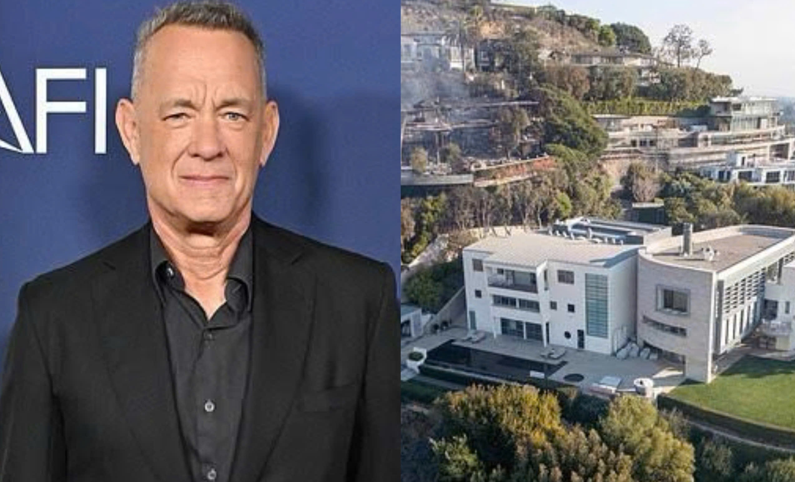 Biet thu 26 trieu USD cua Tom Hanks an toan giua vu chay rung hinh anh