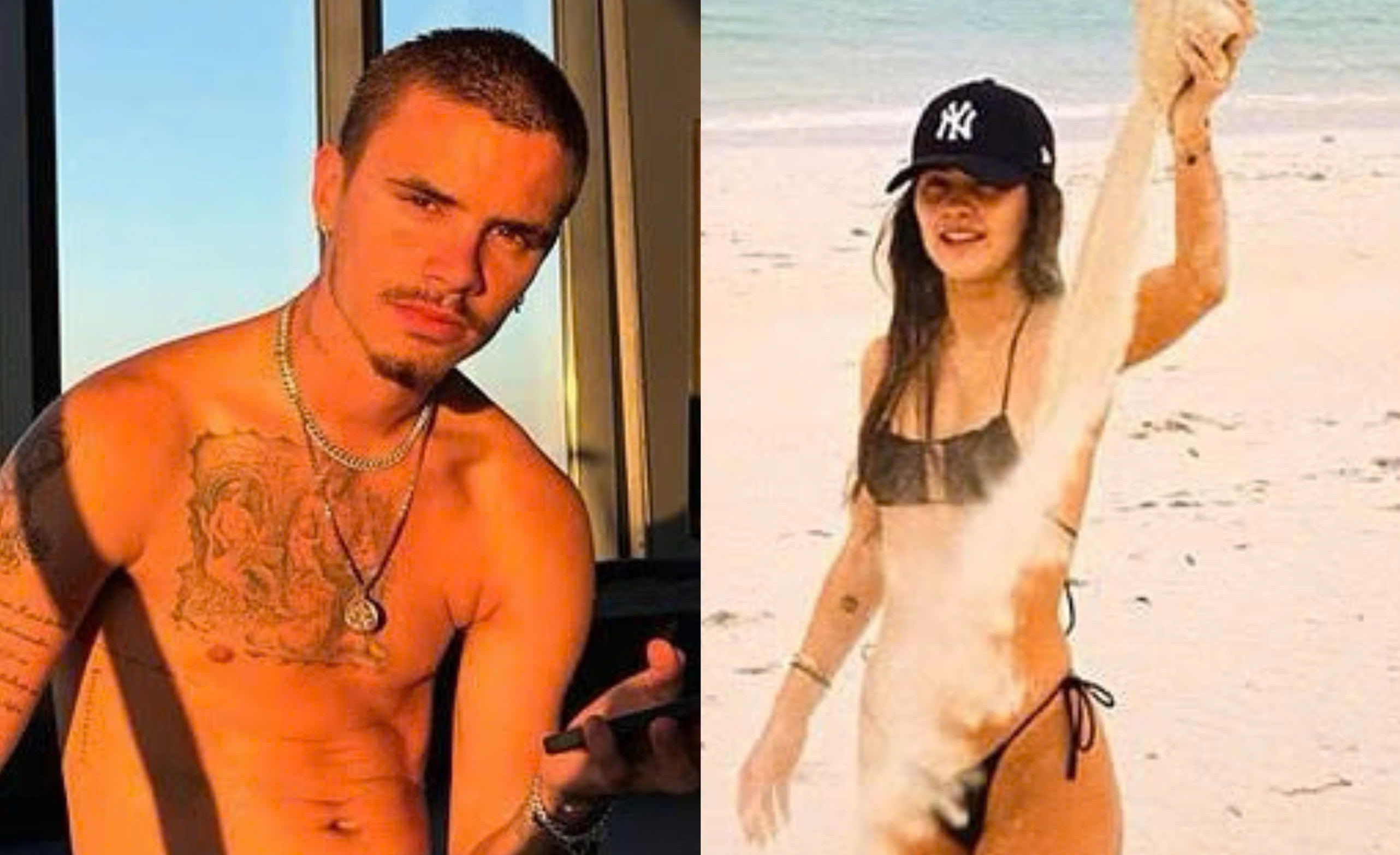 Romeo Beckham quan quyt ban gai hinh anh