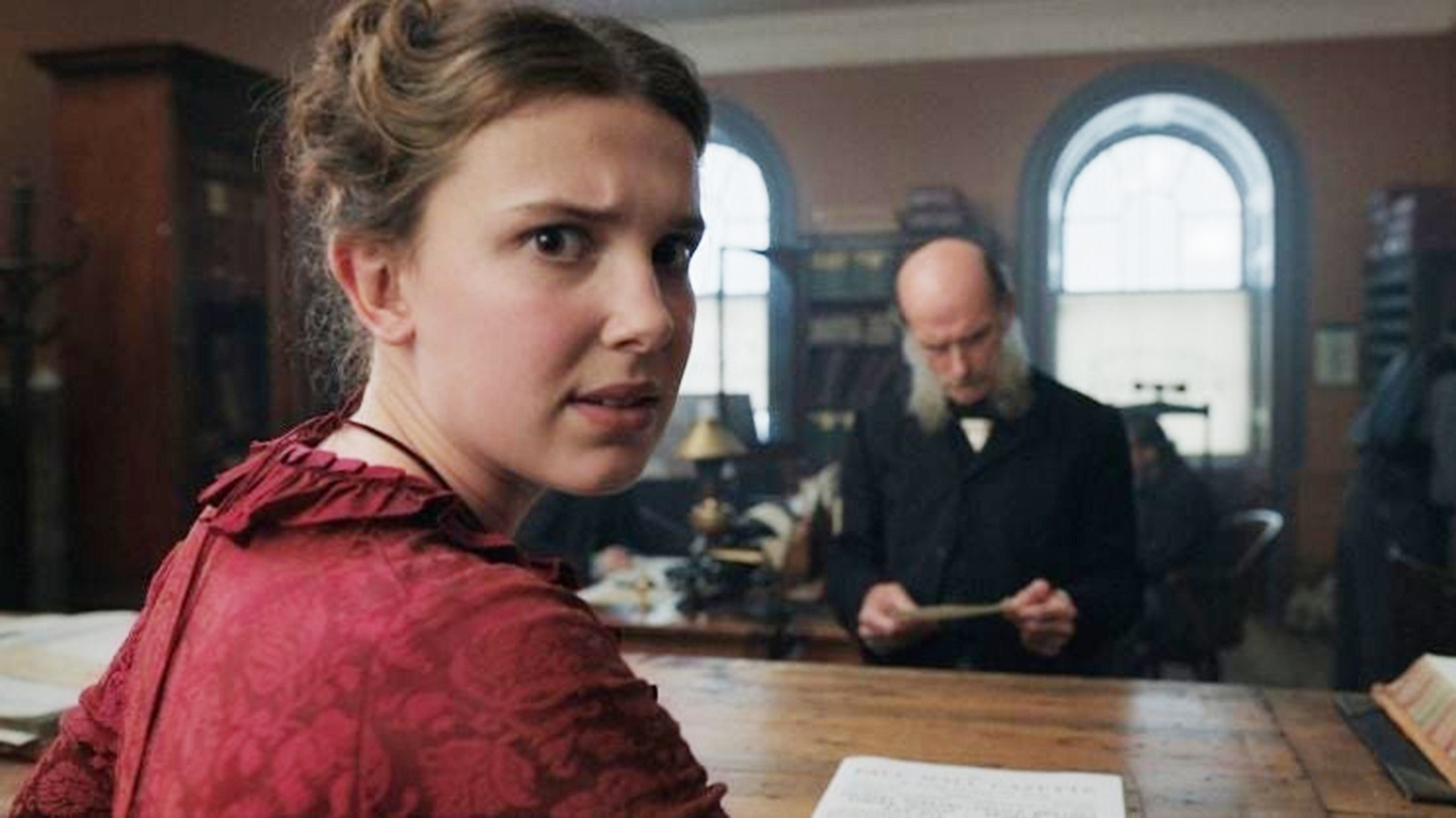 Phim ve em gai Sherlock Holmes bi kien hinh anh